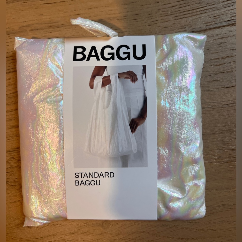 Iridescent mermaid BAGGU tote